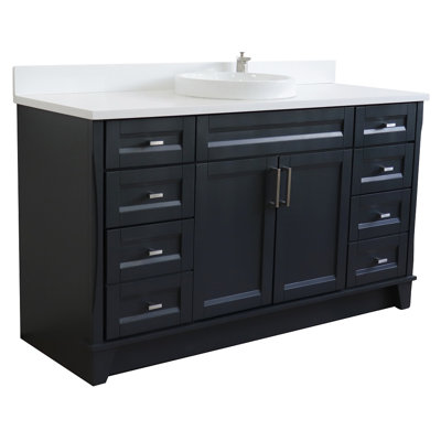 Strattenburg 61'' Single Bathroom Vanity with Top