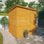 Tiger 7 ft. W x 5 ft. D Shiplap Pent Wooden Shed