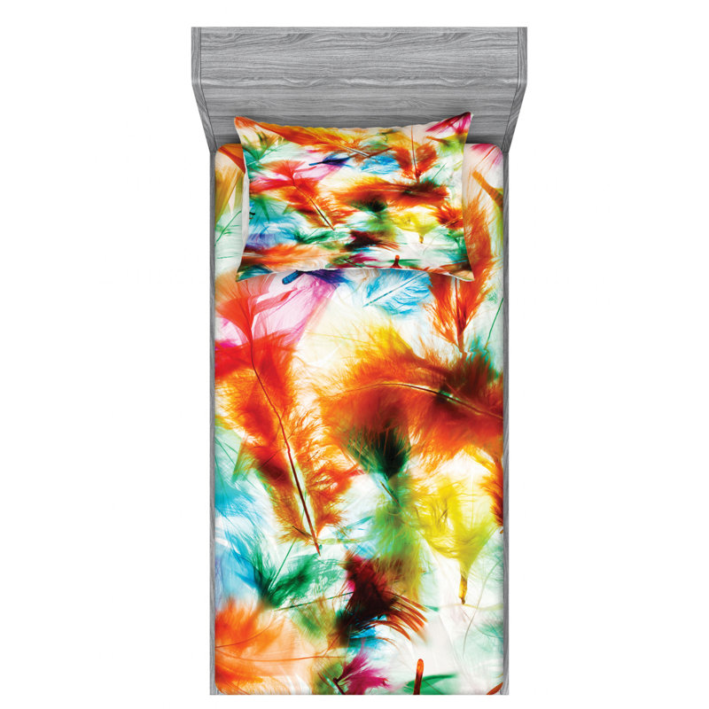 Microfiber Sheet Set, Twin XL Sheet Set with Fitted Sheet
