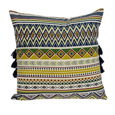 Coussin 100% coton avec fermeture à glissière 20 x 20