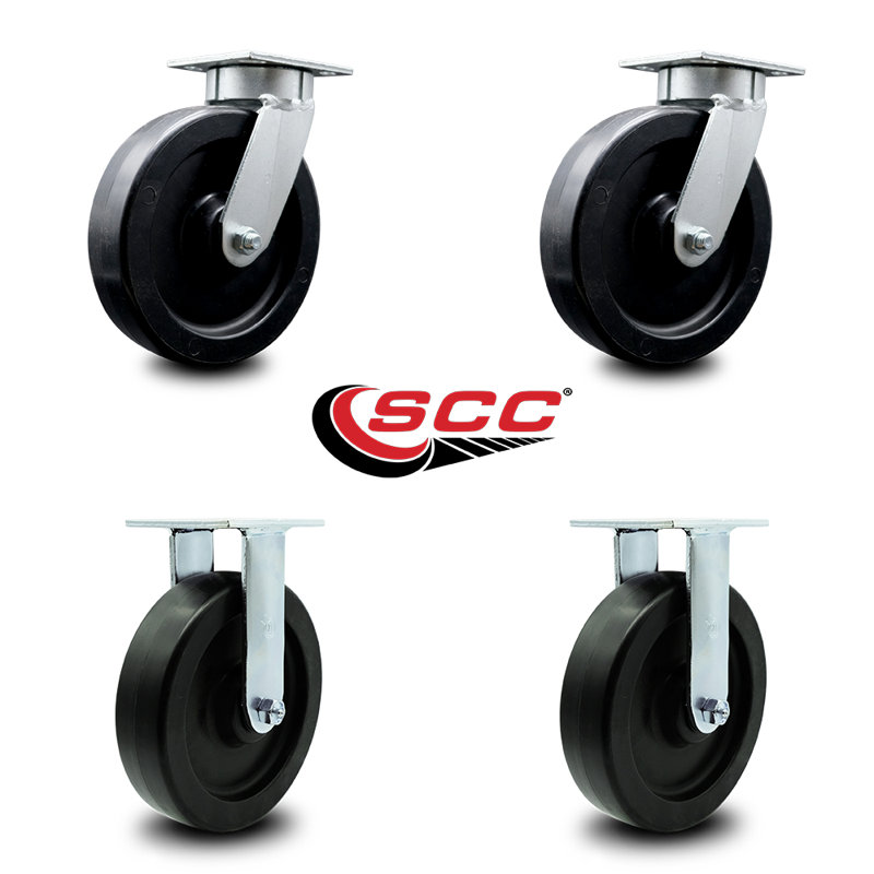 Kingpinless Polyolefin Swivel Caster