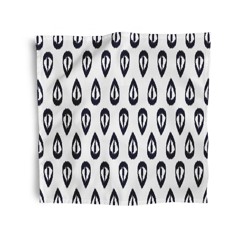 Gulielma Ikat Tears Napkins, Navy