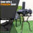 Costway Outdoor Pizza Oven Wood Pellet Pizza Stove With 12" Round Rotatable Pizza Stone