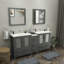  Ensemble de meuble-lavabo double 72 "avec miroir-27042723