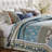 Greenland Home Fashions Thalia Blue 2-Piece Twin Size Quilt Set 68x88 + 20x26-839186309-918997201