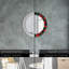 Huldar Glass Flat Wall Mirror