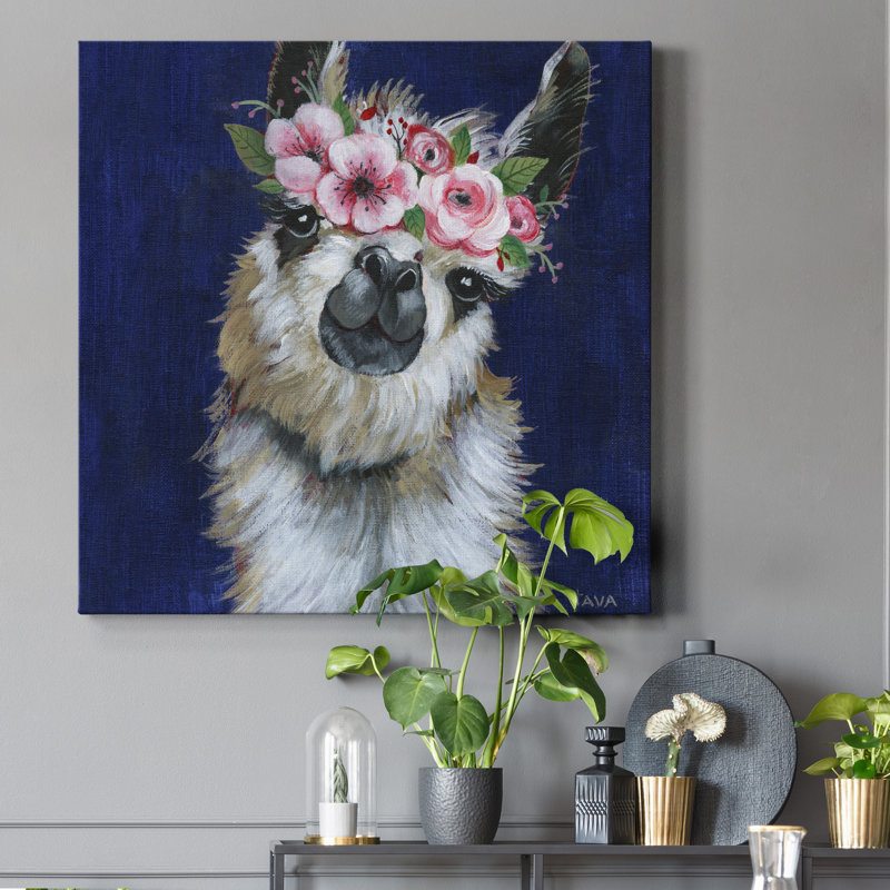 " Lady Llama ", 32" H x 32" W x 1" D