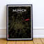 Munich City Map - No Frame Print-699374686
