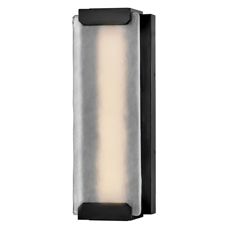 Hinkley Zayde Wall Mount Lantern, Black