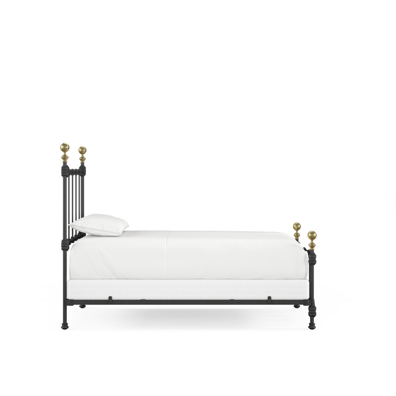 151 Palatial Bed | Complete Standard, Twin, Gunmetal