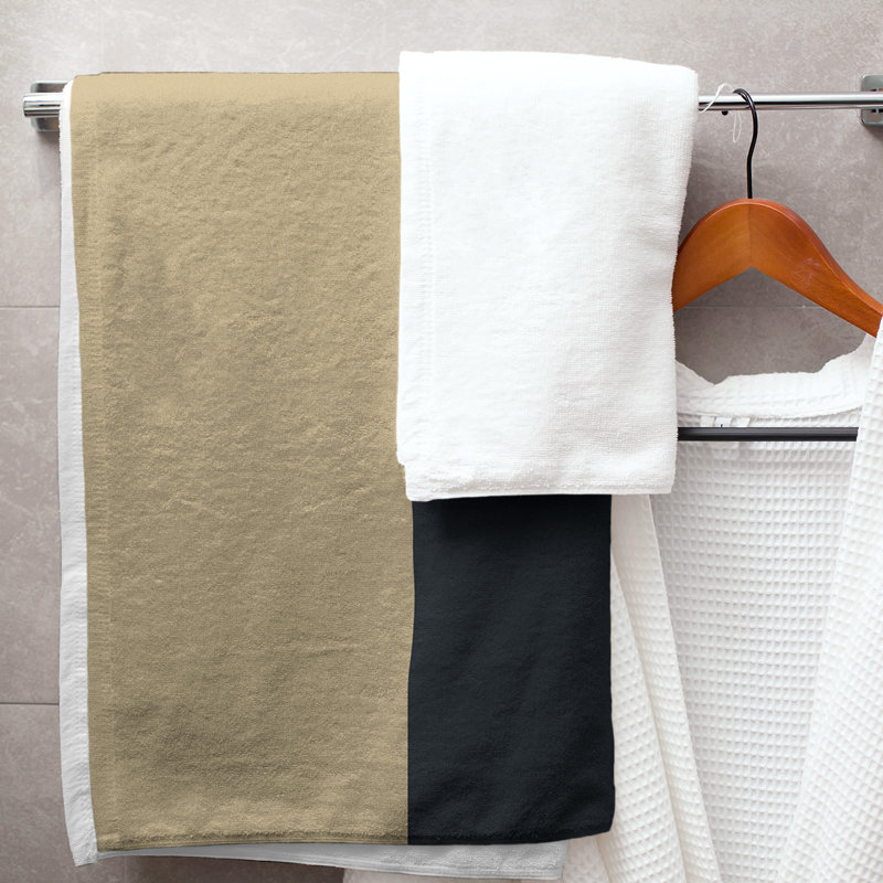 Microfiber Bath Towel, New Orleans Football Gold /Black
