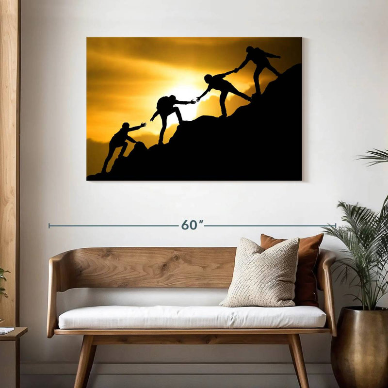 Sireci Climbing Teamwork, 30" H x 45" W