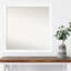 Miroir d'appoint mural en plastique blanc-1392796315