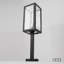 Huizen Black No Power Source Required / Manual Integrated LED Steel Pathway Light