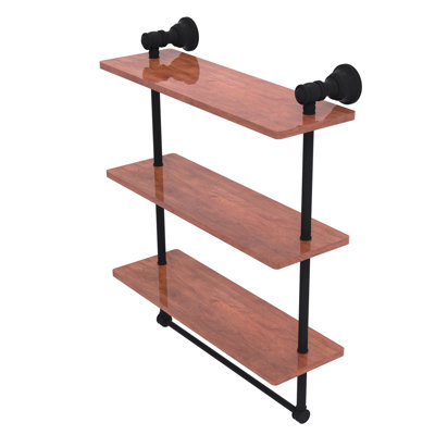 Étagère murale en bois triple Freyja