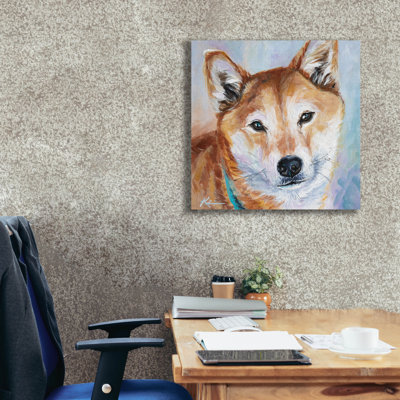 «Must Love Dogs Shiba Inu» par Lindsay Kivi, art mural sur toile