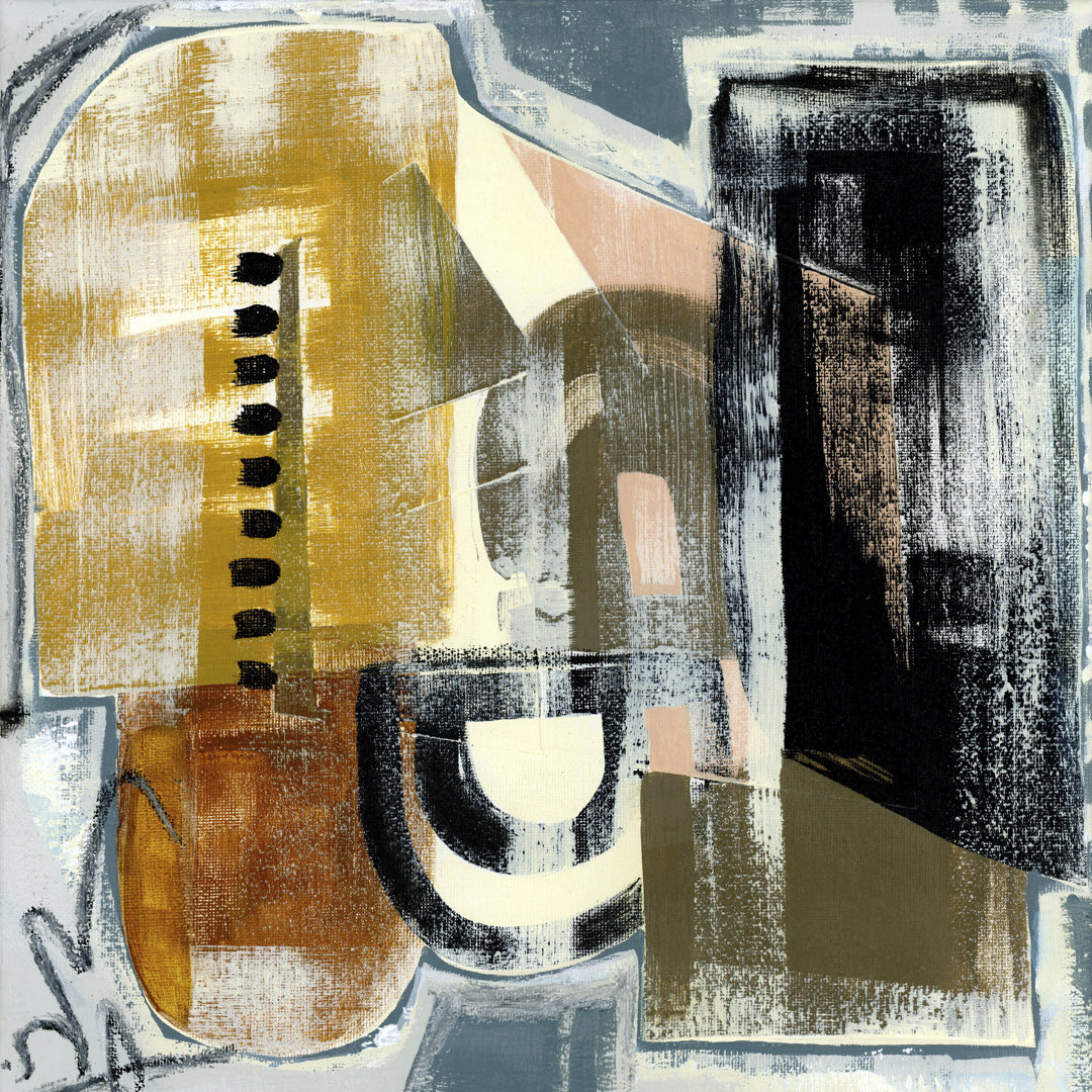 Modern Geo Abstract I by Tara Daavettila - Wrapped Canvas Painting