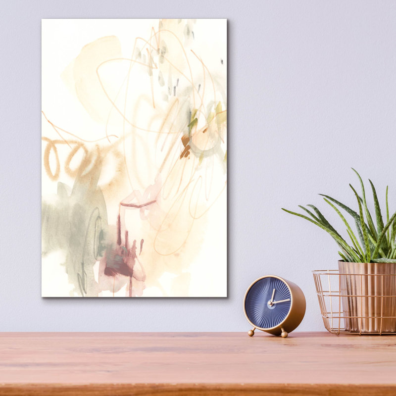  «Converging penserts 1» par June Erica Vess, art mural en verre acrylique, 12 po x 16 po