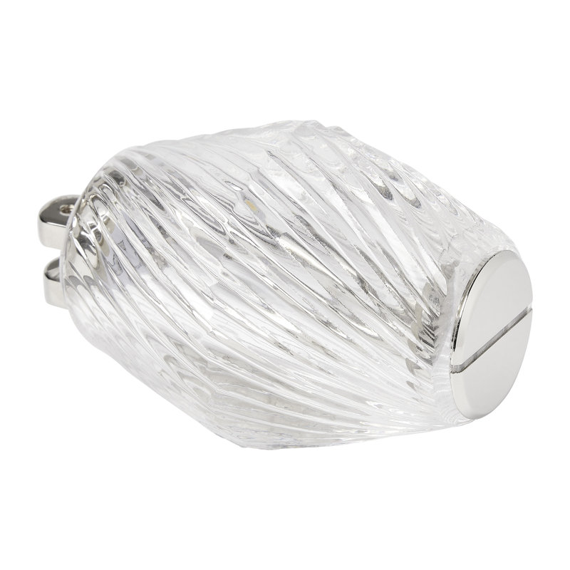 Collier 108 Chandelier, Polished Nickel, 115.1" H x 2" W x 2" D