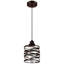 Luminaire suspendu cylindrique à 1 lumière Levona-484596820-484596821