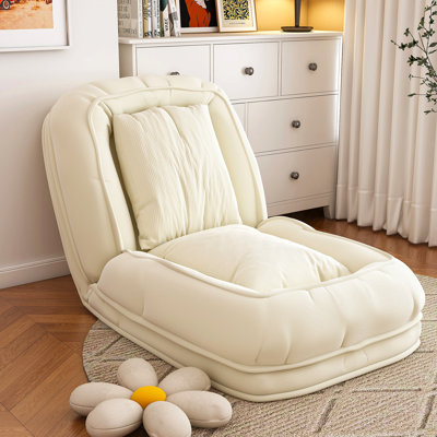 Upholstered  Human Dog Bed, Foldable Lazy Sofa Bed With 5 Adjustable Position