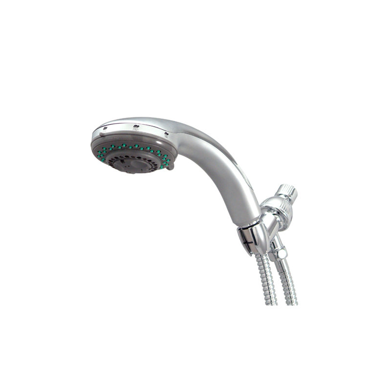 Rio Handheld Shower Head, Polished Chrome and Stainless Steel Trim