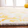 Berman Hand Tufted Wool/Cotton Floral Rug in Ivory/Gold