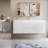 Floating Bathroom Vanity With Single Sink-354861096