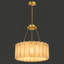 Lustre tambour en albâtre à 6 lumières, 61 cm (L), intensité variable, pour chambre à coucher