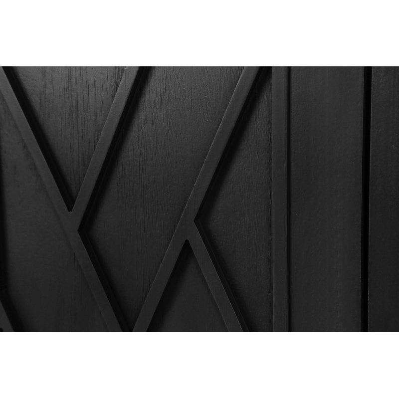 Armoire de style champêtre de 152 cm (60 po) avec 4 portes pour le rangement de l'entrée