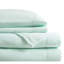 Ensemble de 3 draps simples 100% molleton, toucher à la main, boulochage, doux et doux, nettoyage rapide