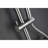 Brushed Nickel Shower Configuration Comprising 10" Natural Rain Showerhead, 4 Hand Shower, Adjustable Slide Bar And Soap Dish Assembly In With-120997161