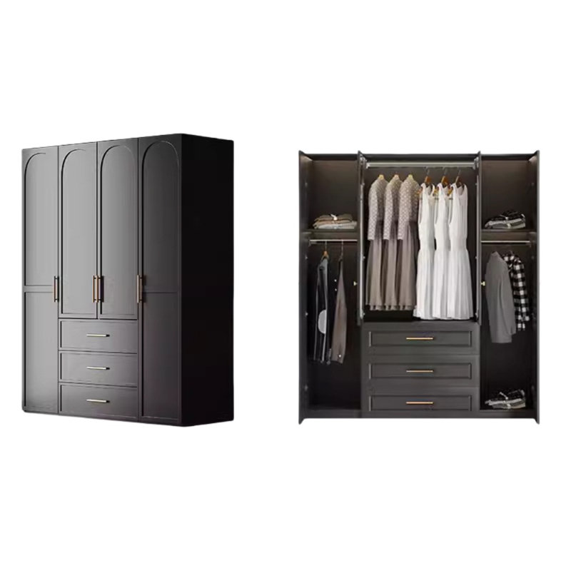 Simple And Light Luxury High End Wardrobe, 79" H x 71" W x 24" D