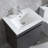 Gasha 24 " W Freestanding Standard Free Standing Single Double Single Vanity Bathroom Vanity With Ceramic Top