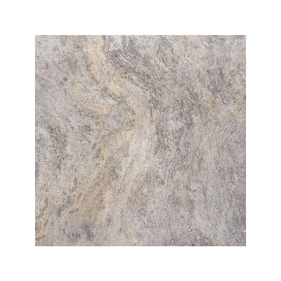 Silver 18" x 18" Travertine Wall & Floor Tile