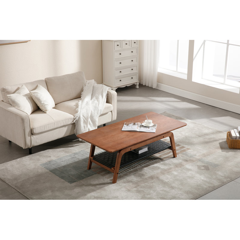 Kehila Solid Wood Single Coffee Table, Brown