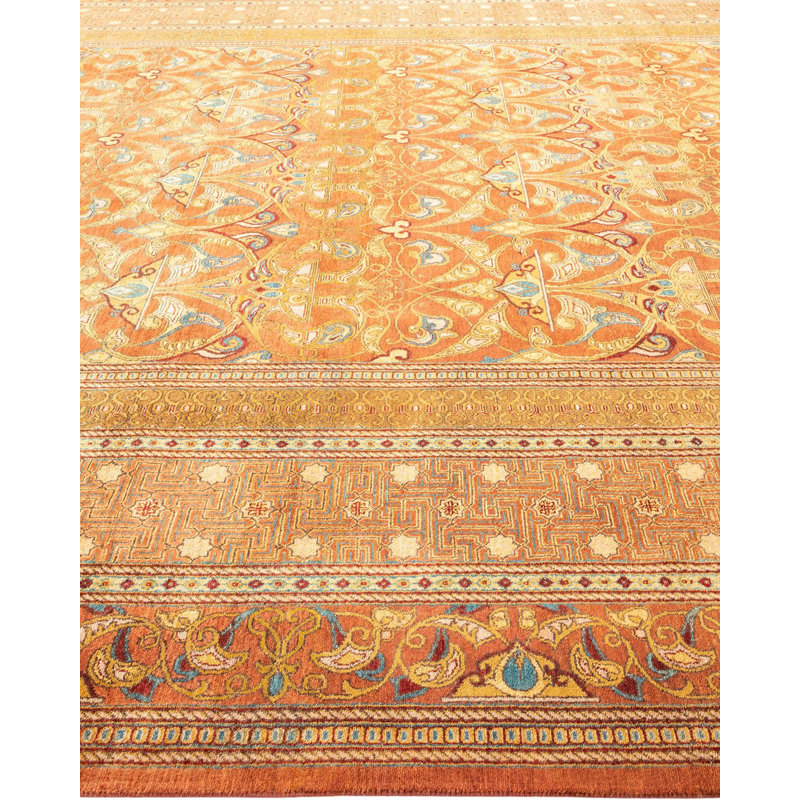 Classic One-of-a-Kind 9' 1" X 12' 5" Hand Knotted Area Rug