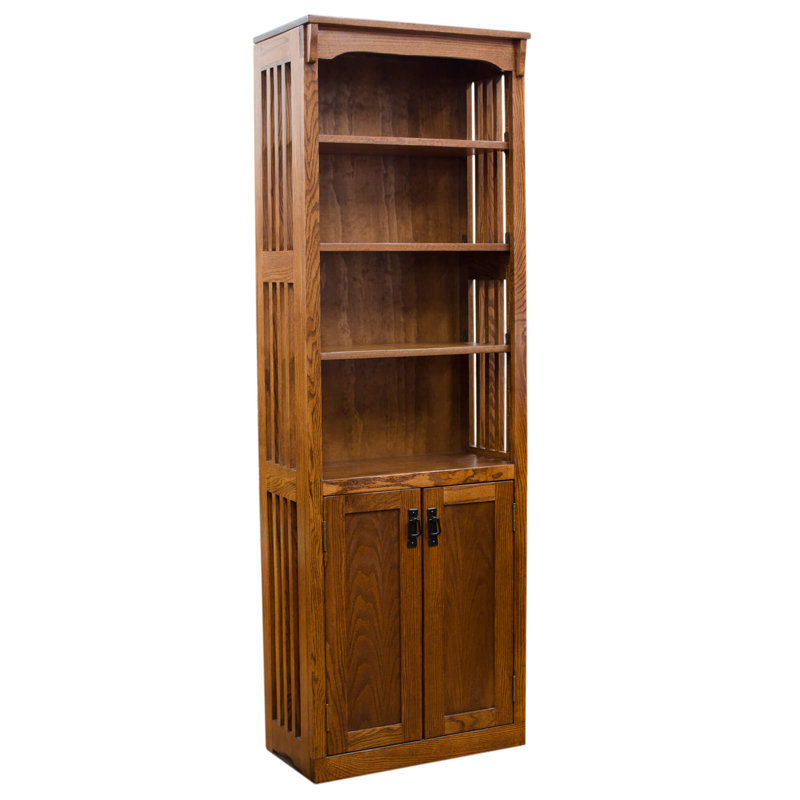 Whittaker Storage Bookcase, Dark Oak, (5 Shelves) 72” H x 24” W x 12”D