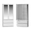 Jenness 2 Door Solid + Manufactured Wood Wardrobe