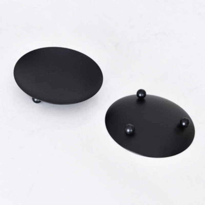 Metal Tealight Holder, 15" H x 8" W x 8" D, Black
