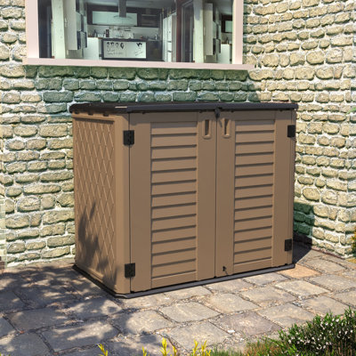 2 ft. 5 in. W x 4 ft. 2 in. D Plastic Horizontal Tool Shed