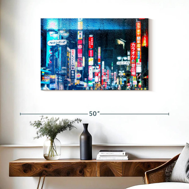 Sireci Tokyo Bluish Reflection, 24" H x 36" W