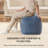 Marta 20" Indigo Blue Upholstered Pouf Ottoman-117292678