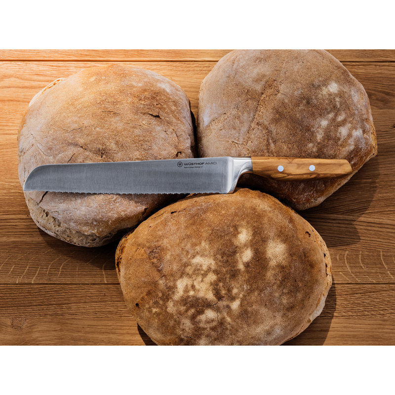Amici Double Serrated 9.06" Bread Knife