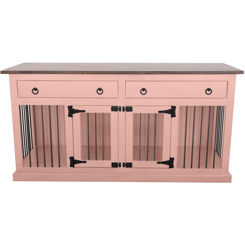 Crédence avec tiroirs Traditional, Rouge de Falun, Moyen (H 35 po x l 76 po x P 25 po)