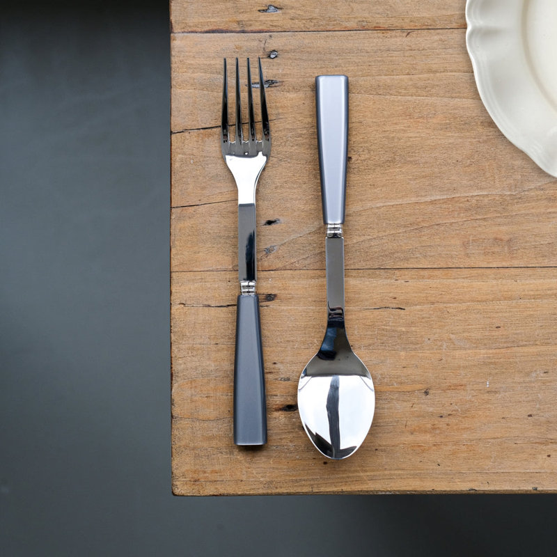 Icone 2 - Piece Flatware Set, Gray