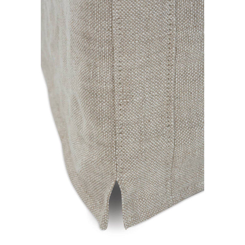 Earth Odessa Slip Dining Banquette, Natural Linen (11615-19)