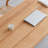 Burlywood,Black Rectangular Solid Wood Writing desk-1820414577