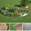 Usrey 18cm H x 105cm W Silver Metal Lawn Edging