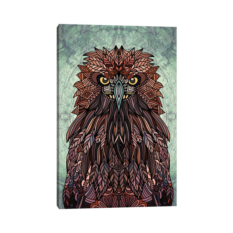 Golden Eagle Portrait by Angelika Parker - Wrapped Canvas Painting, 30.48cm H x 20.32cm W x 1.91cm D